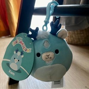 NWT Xam the Kirin Squishmallows Clip 3.5"
